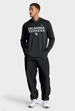 Jordan Men's Jordan Black Oklahoma Sooners DriFit Lightweight Hoodie Jordan Men's Jordan Black Oklahoma Sooners DriFit Lightweight Hoodie