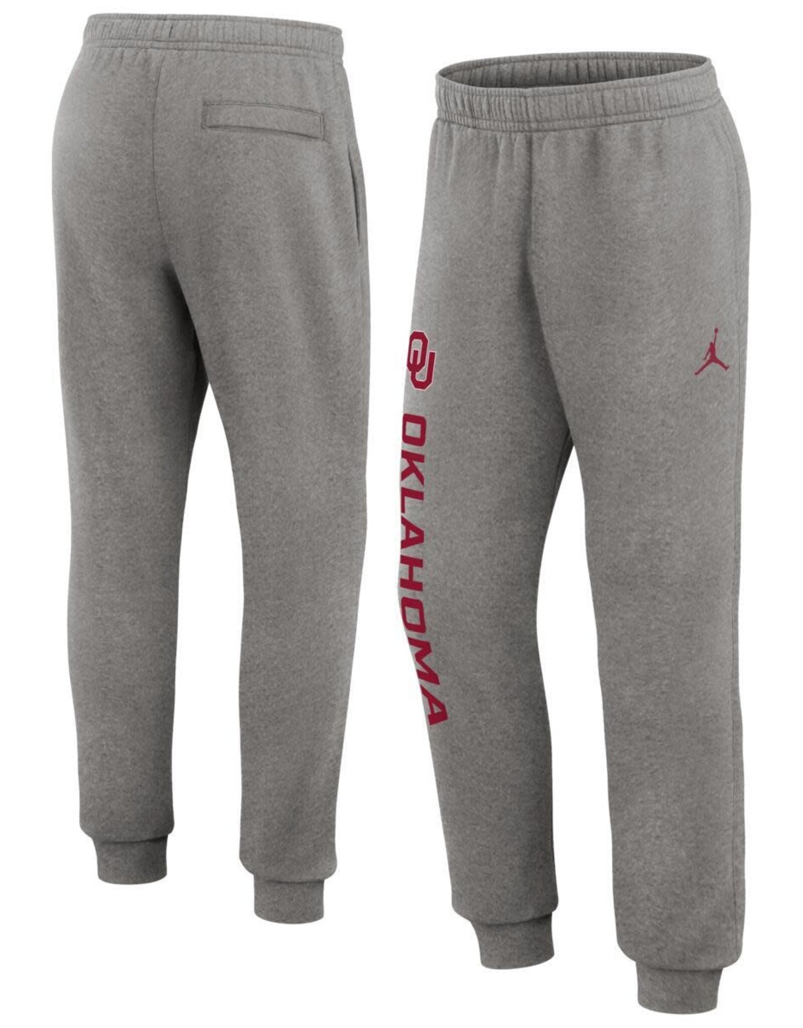 Jordan Men's Gray Jordan Oklahoma Club Fleece Joggers