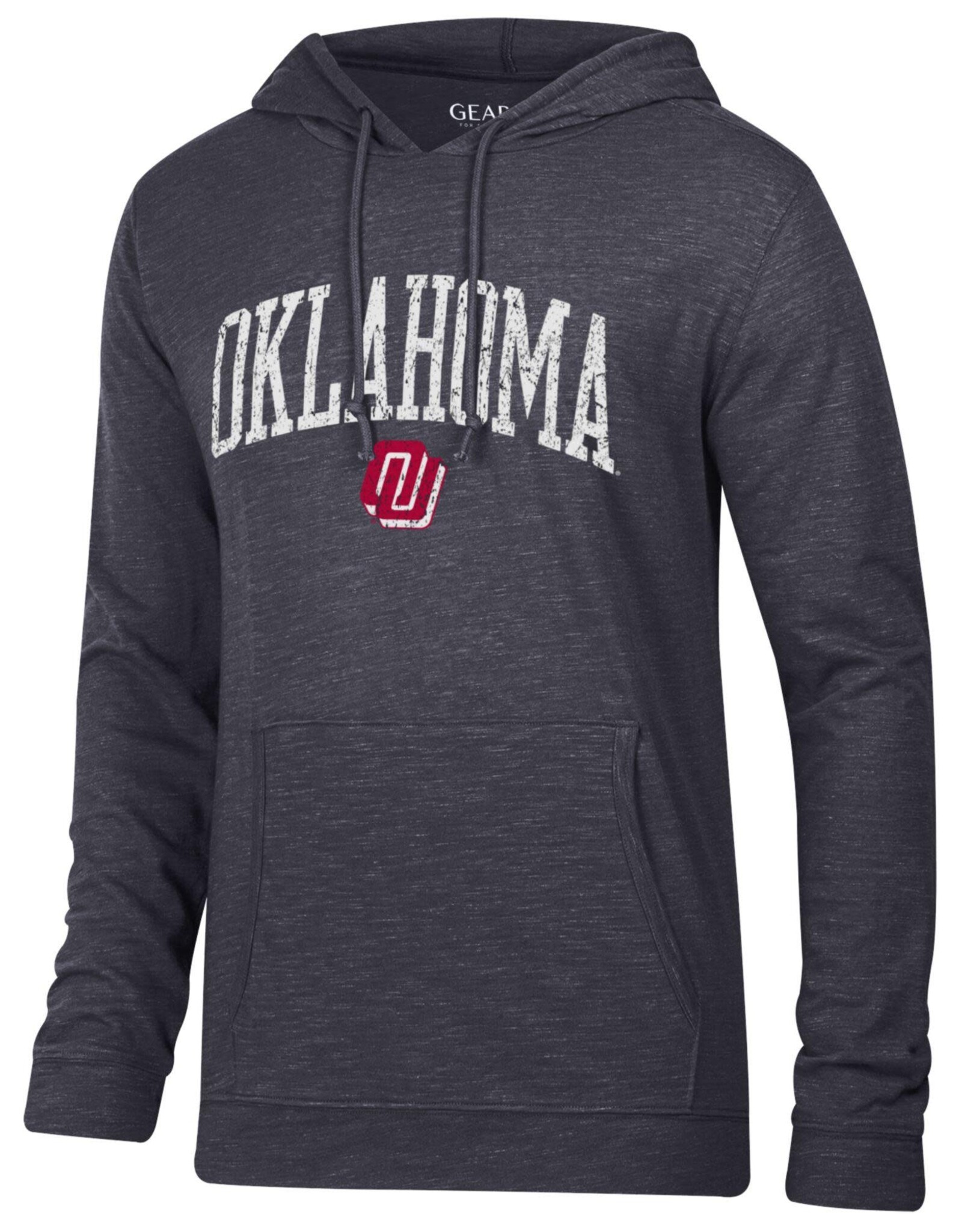 Gear For Sports Mens Oklahoma OU Faded Black Weekender Hoodie