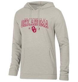 Gear For Sports Mens Univ. of Oklahoma Mushroom Beige Hooded Tee