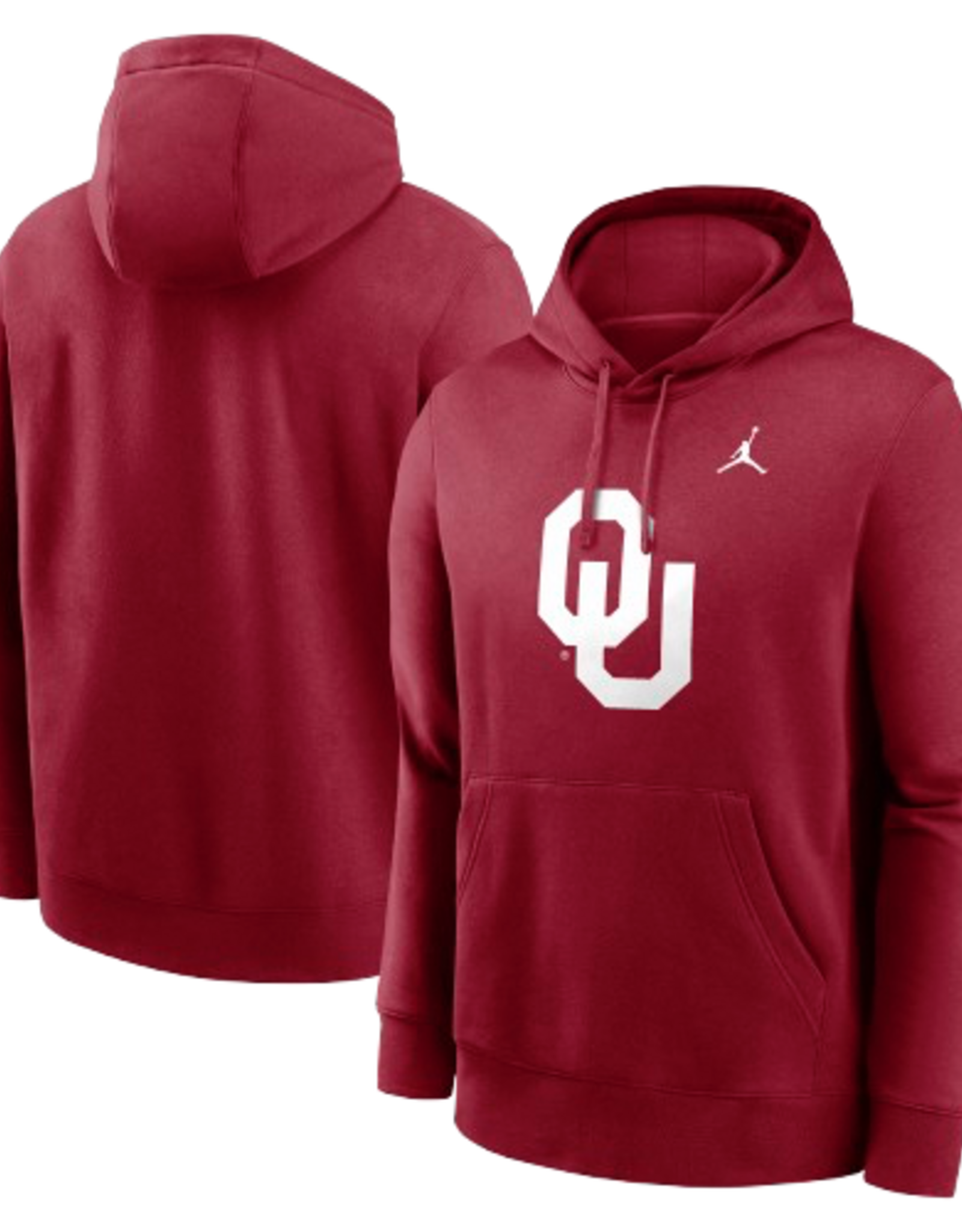 Jordan Men's Jordan OU Crimson Pull-over Club Fleece Hoodie