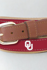 Zep-Pro Mens OU Collegiate Woven Ribbon Belt Zep-Pro Mens OU Collegiate Woven Ribbon Belt