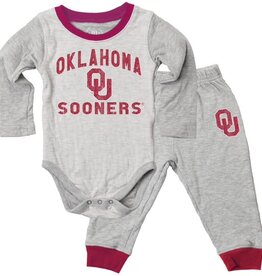 Wes & Willy Oklahoma Jie Jie Hopper LS Onesie Set with Pants Wes & Willy Oklahoma Jie Jie Hopper LS Onesie Set with Pants