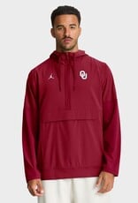 Jordan Mens Jordan OU Crimson 1/2 Zip Anorak Jacket Jordan Mens Jordan OU Crimson 1/2 Zip Anorak Jacket