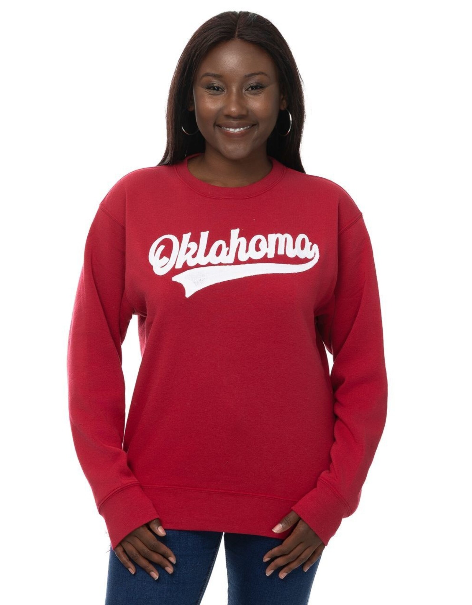 ZooZatz Crimson Script Oklahoma Sport Crew