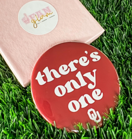 Fan Glam Large There's Only One OU Button