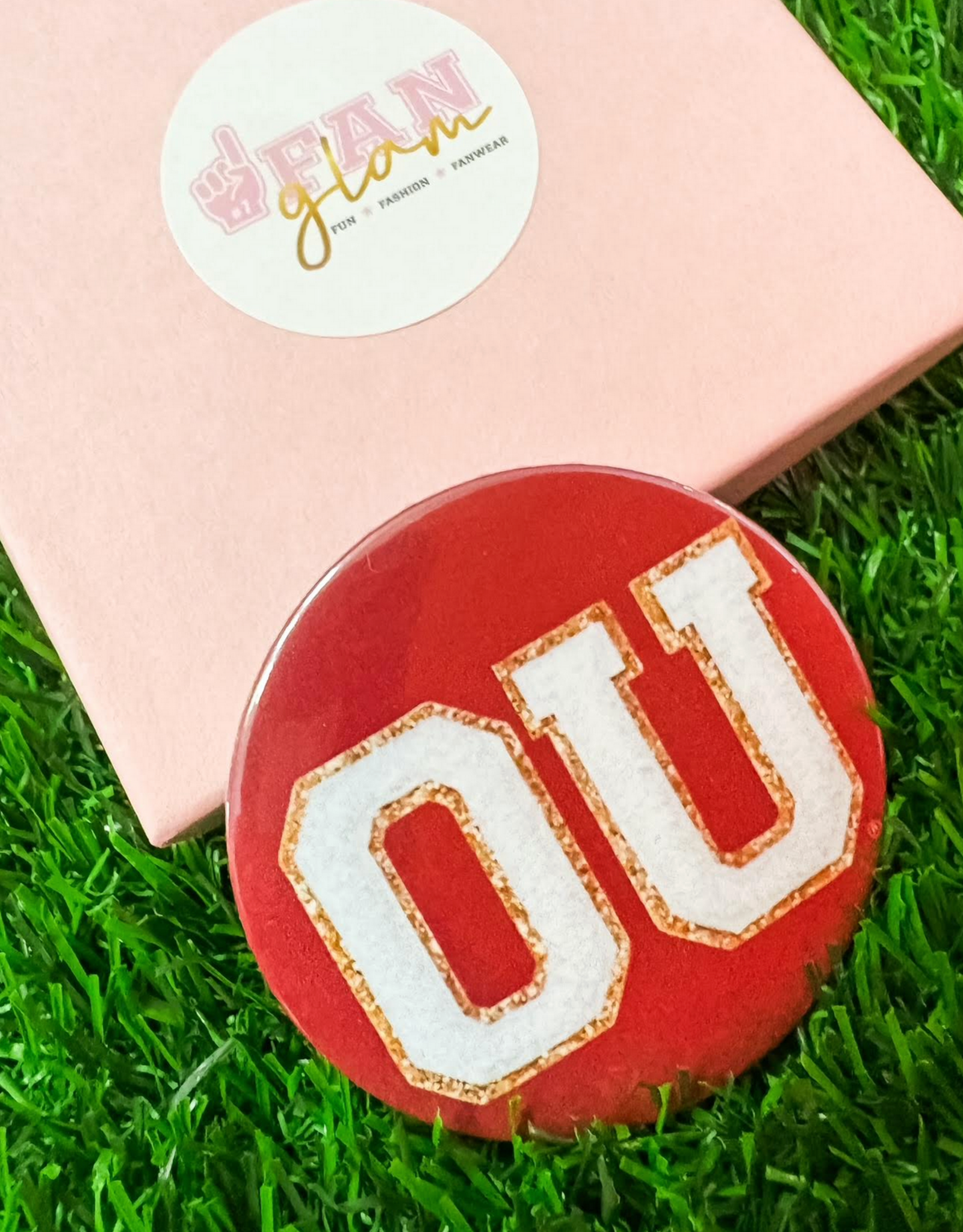 Fan Glam Midi Licensed OU Button