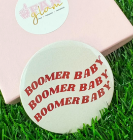 Fan Glam Midi Boomer Baby Button