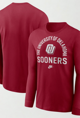 Nike Nike Legacy Crimson OU Cotton L/S Tee Nike Nike Legacy Crimson OU Cotton L/S Tee