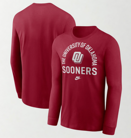 Nike Nike Legacy Crimson OU Cotton L/S Tee Nike Nike Legacy Crimson OU Cotton L/S Tee