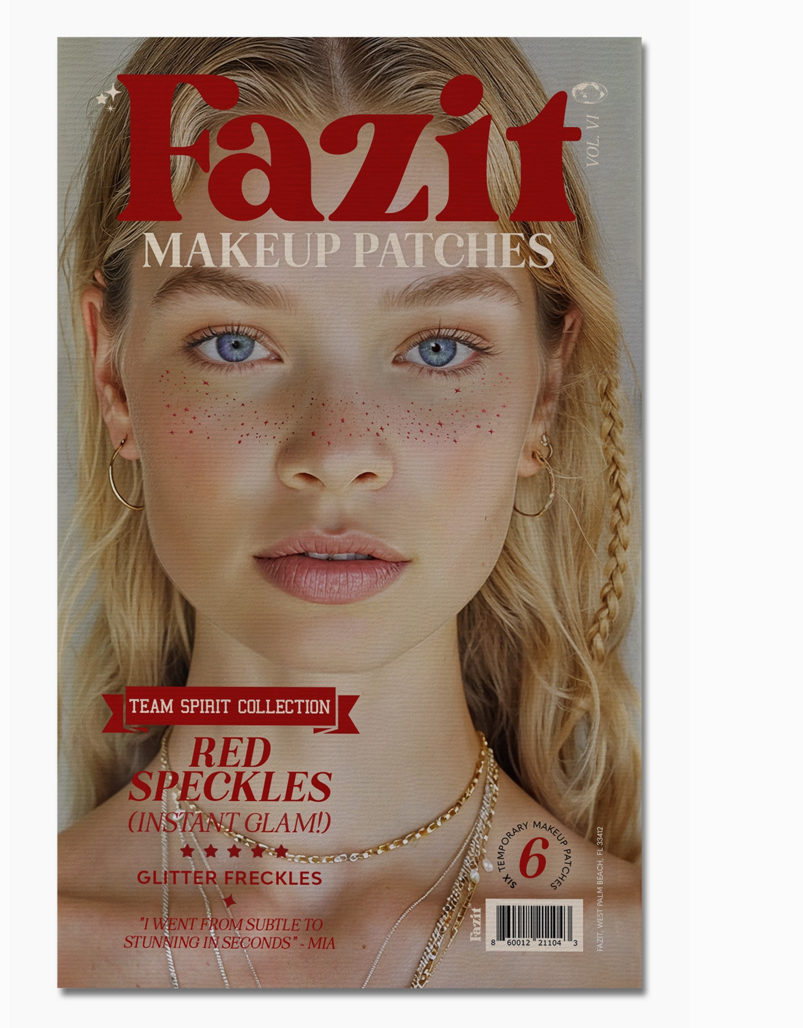Fazit Fazit Red Speckles Makeup Patches