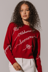 Kadyluxe Oklahoma Sooners Love Letter Sweater Kadyluxe Oklahoma Sooners Love Letter Sweater