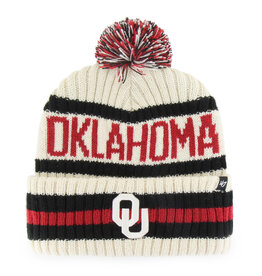'47 Brand Oklahoma Sooners Bering 47 Cuff Knit w/ Pom