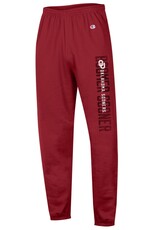 Champion Crimson Powerblend Banded Bottom Sweatpants