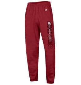 Champion Crimson Powerblend Banded Bottom Sweatpants