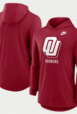 Nike Mens Crimson Nike Legacy Disco OU LS Hoodie