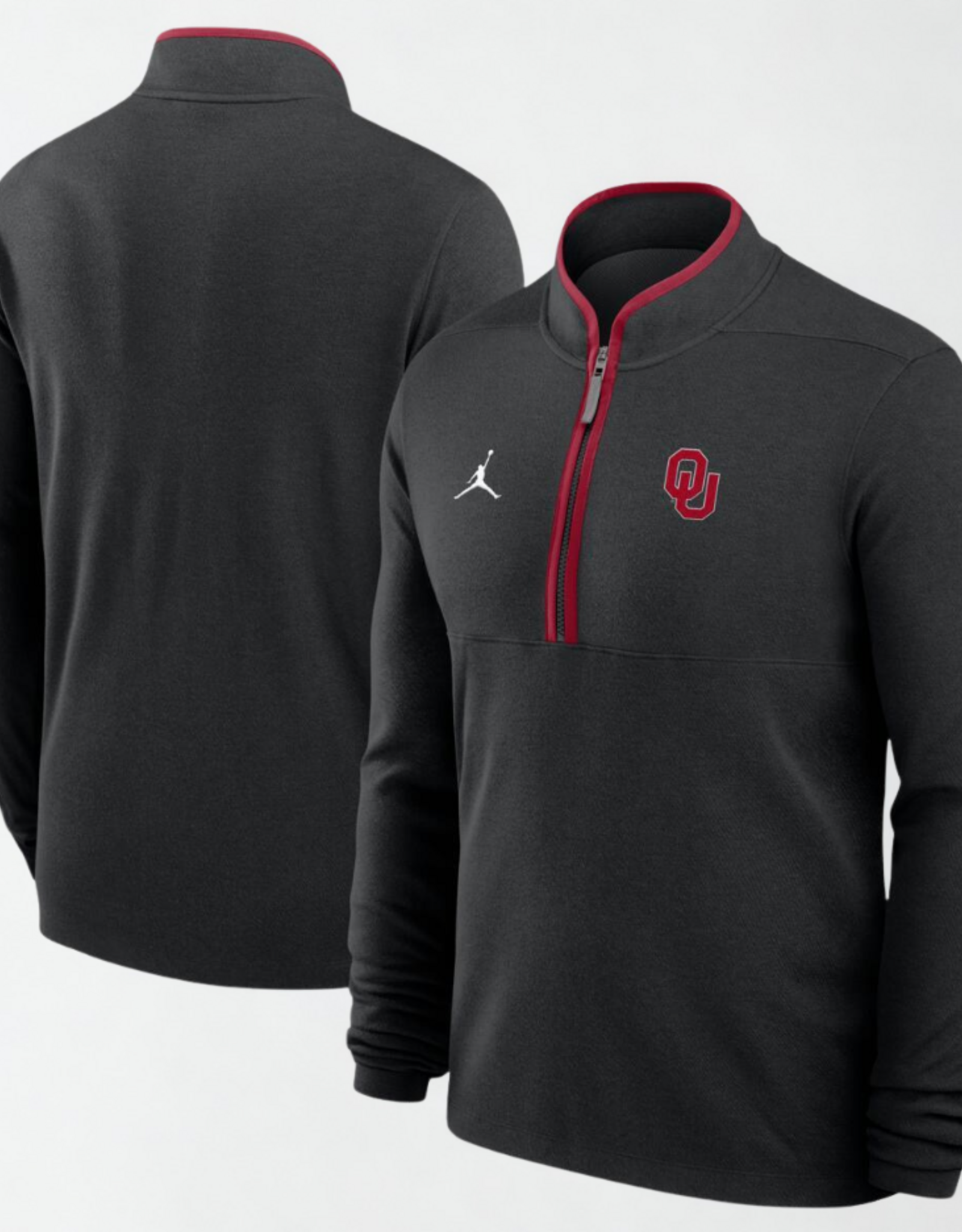 Jordan Mens Black Jordan Hot Ticket 1/4 Zip