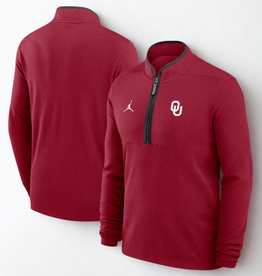 Jordan Mens Jordan Crimson Hot Ticket 1/4 Zip