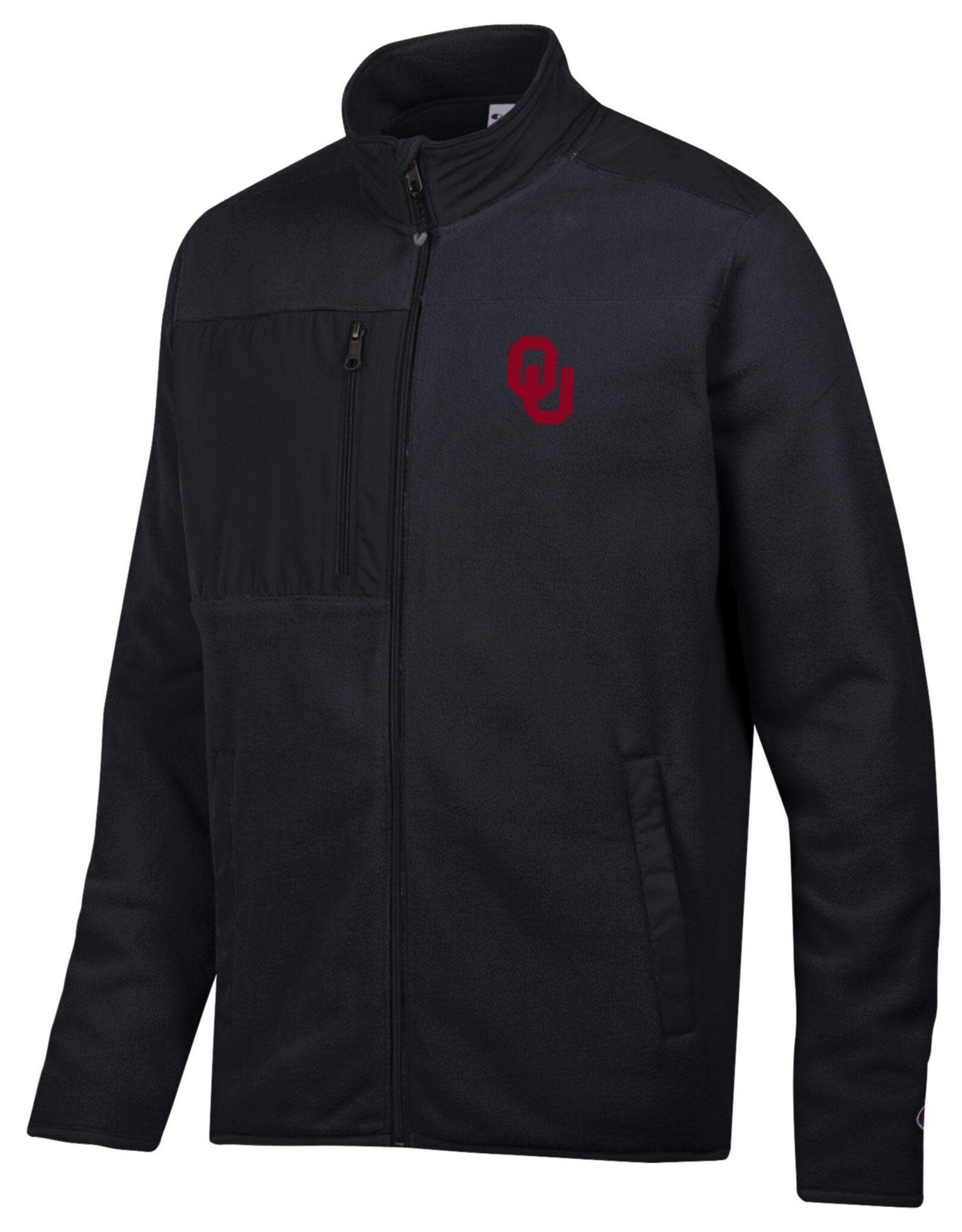 Champion Mens Champion Black OU Full Zip Jacket