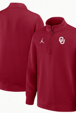 Jordan Mens Jordan Crimson OU Player 1/4 Zip Jordan Mens Jordan Crimson OU Player 1/4 Zip