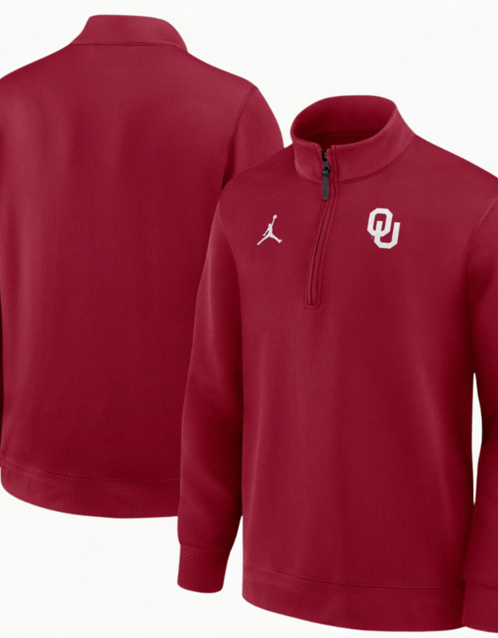 Jordan Mens Jordan Crimson OU Player 1/4 Zip