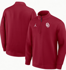 Jordan Mens Jordan Crimson OU Player 1/4 Zip