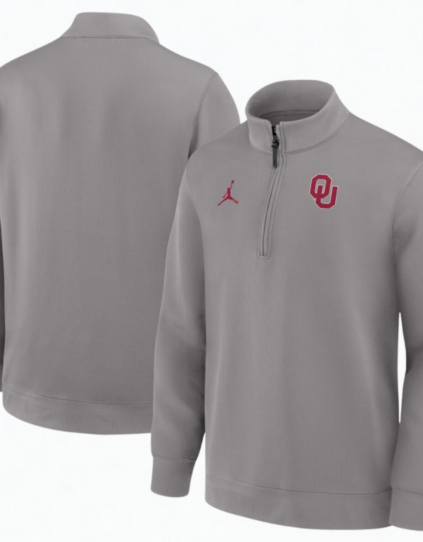 Jordan Mens Jordan Dust Gray OU Player 1/4 Zip