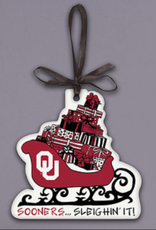 Magnolia Lane OU Sleighin It Ornament