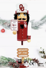 Santa's Workshop Beware of the Sooners 12" Nutcracker