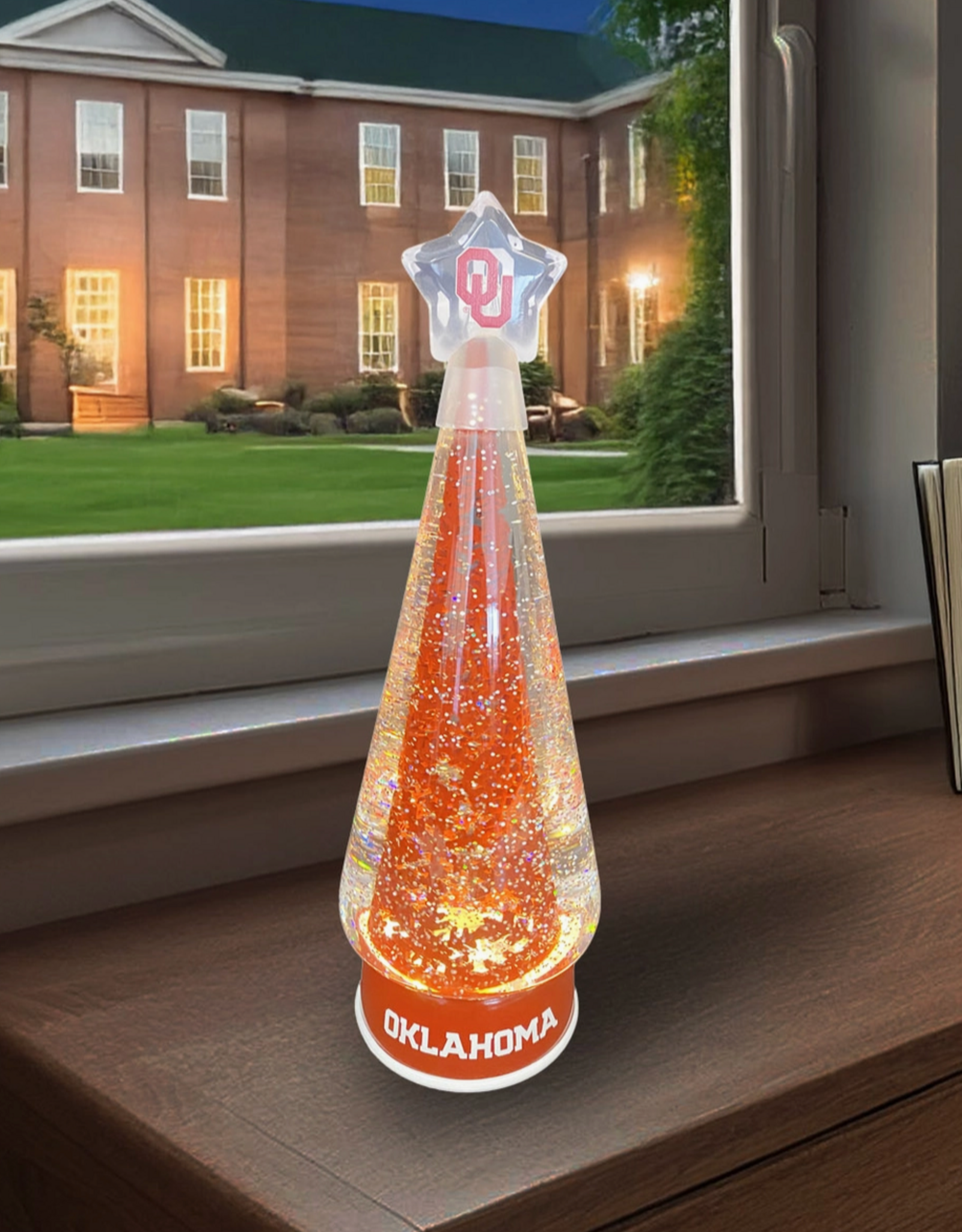 Santa's Workshop 12" Oklahoma Tree Globe