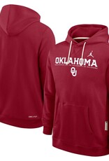 Jordan Men's Crimson Jordan Oklahoma OU Dri-Fit Hoodie