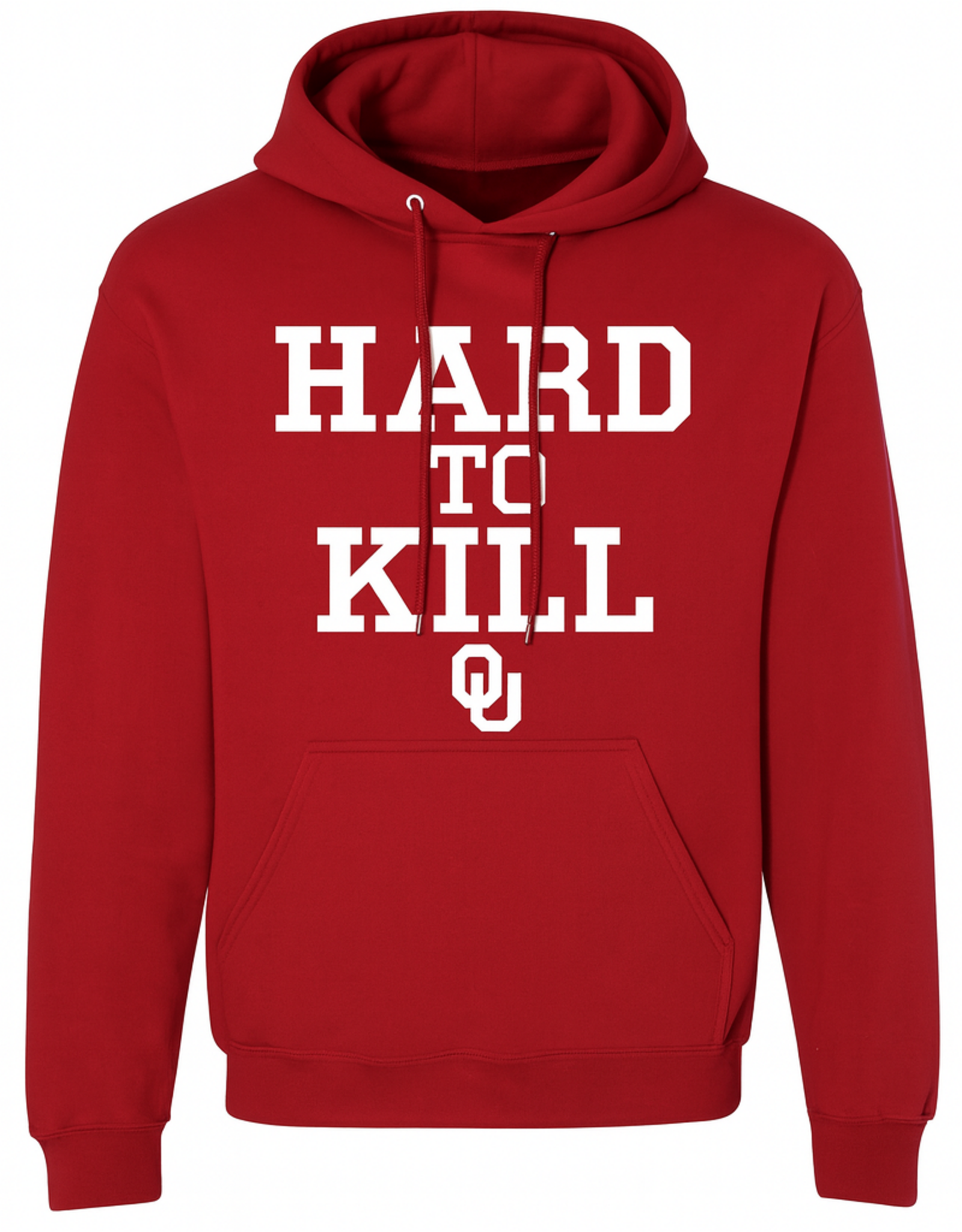 Hard to Kill Crimson Fleece Hoodie
