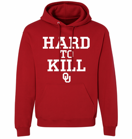 Hard to Kill Crimson Fleece Hoodie