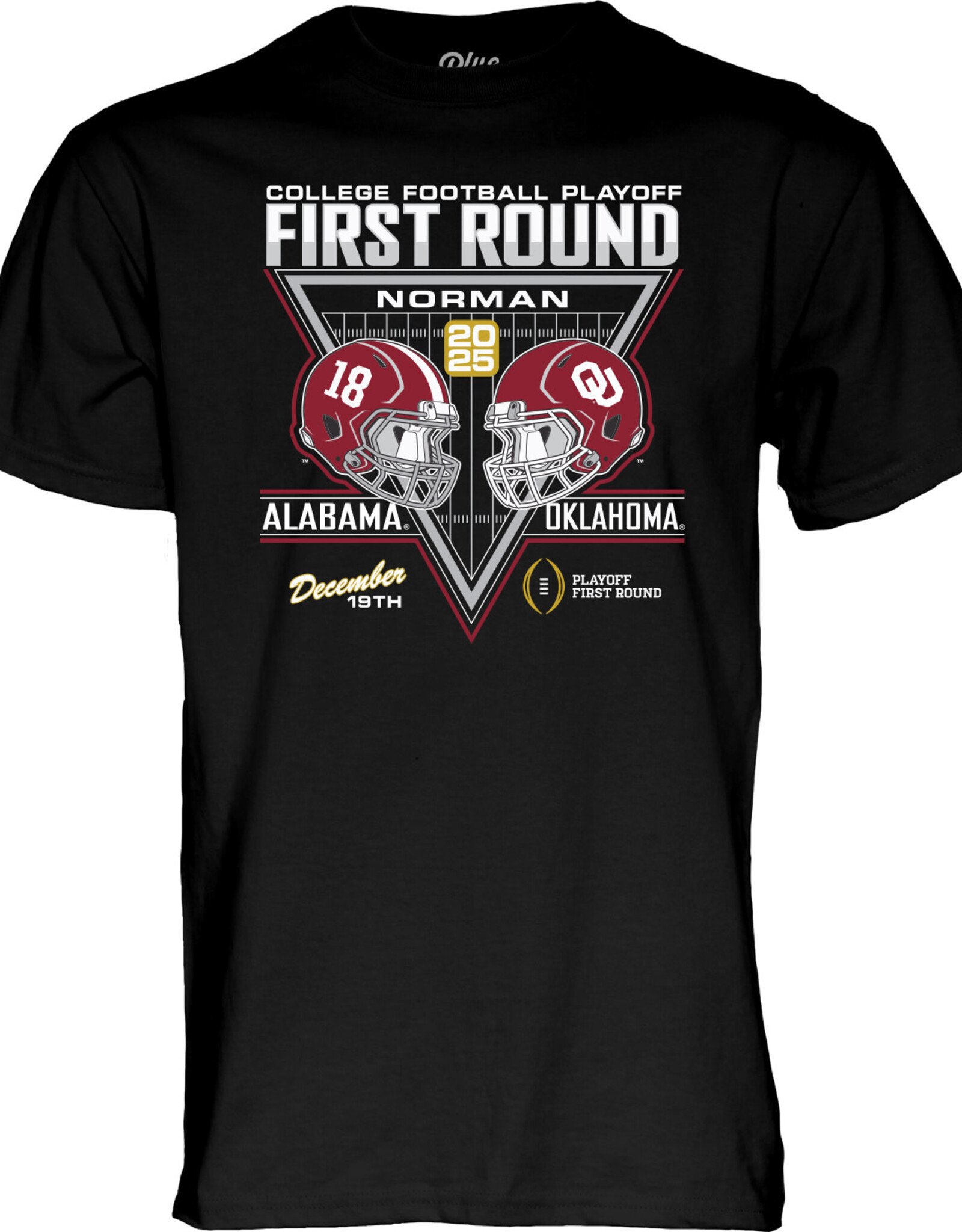 Blue 84 OU CFP Calm Before the Storm Helmet Tee