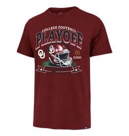 '47 Brand '47 Brand CFP Sooners Helmet Franklin Tee