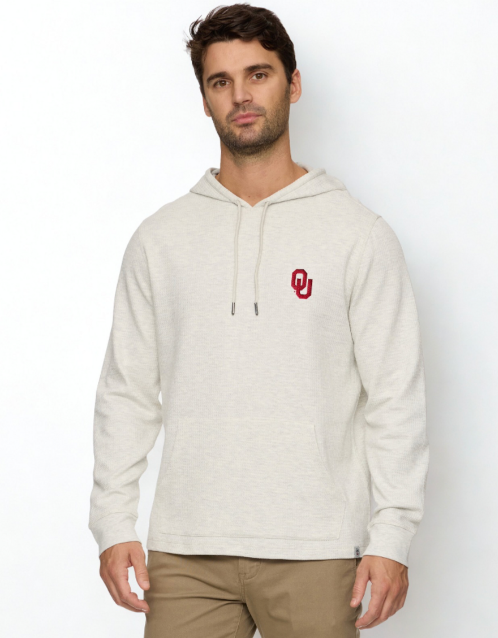 Flag & Anthem OU Chatsworth LS Oatmeal Heather Waffle Hoodie