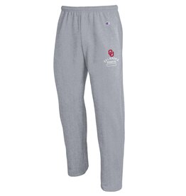 Champion OU Oklahoma Sooners Open Bottom Gray Sweatpants
