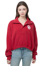 ZooZatz Womens Crimson Power House Snap Pullover