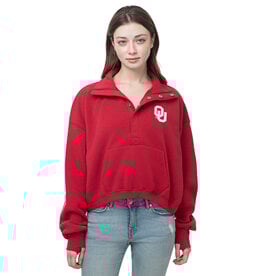 ZooZatz Womens Crimson Power House Snap Pullover