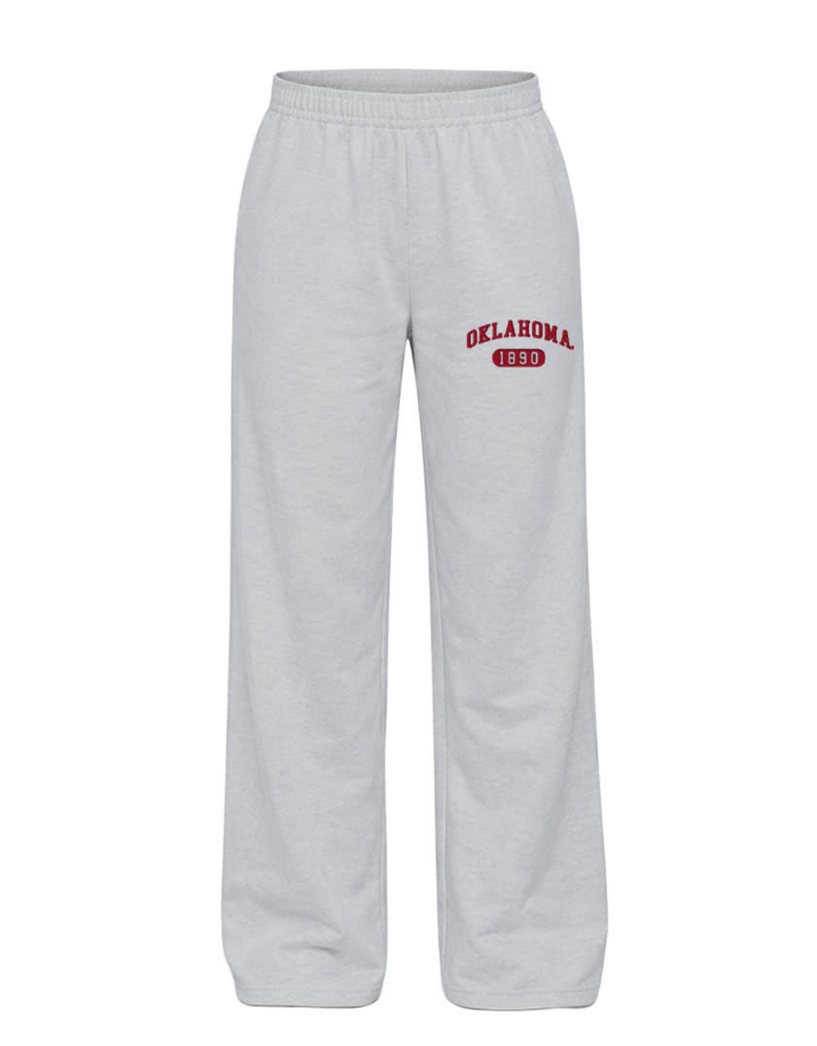 Hype & Vice Womens Heather Gray University of Oklahoma Varsity Pants