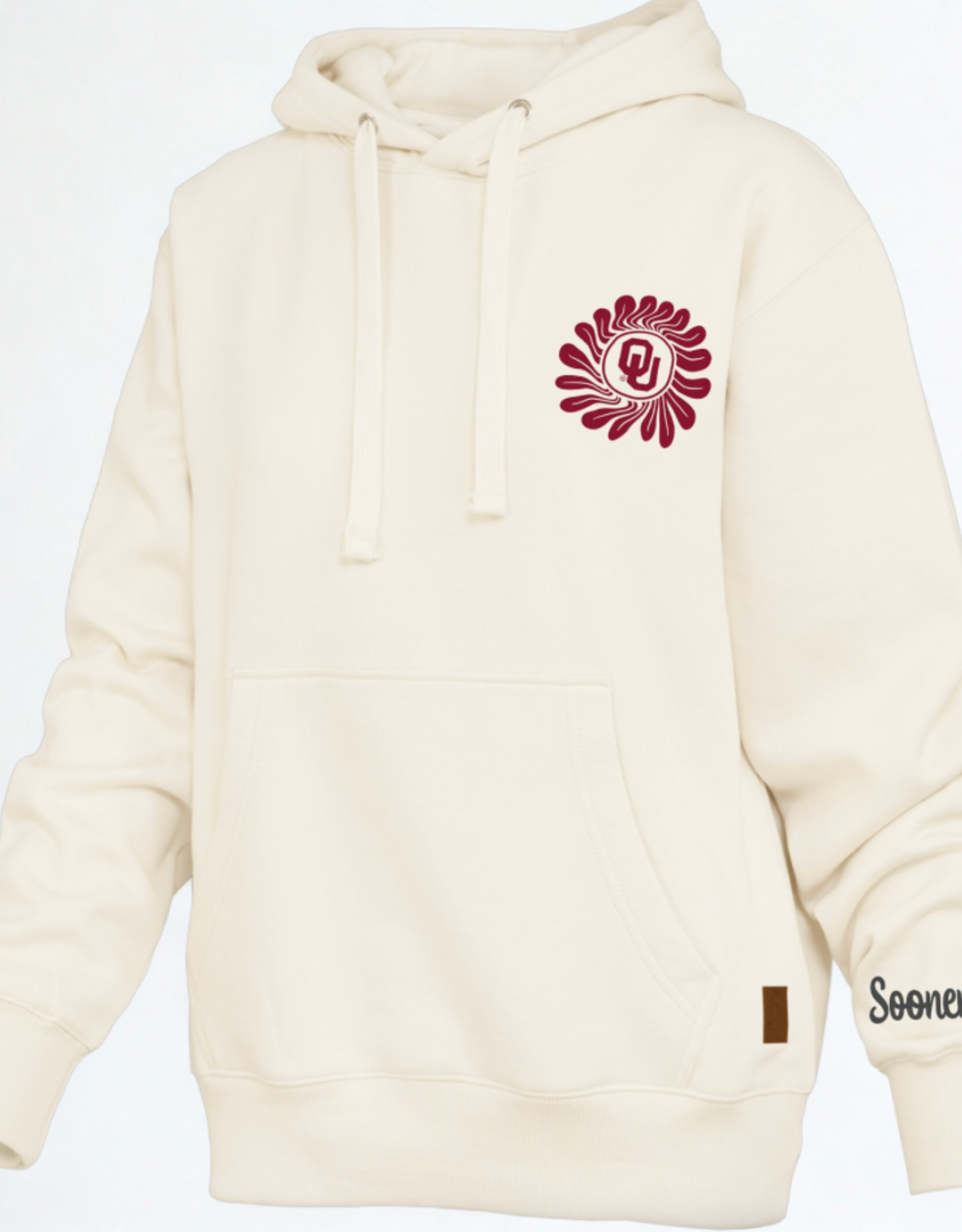 Pressbox Womens Elena Janise Oversized Oklahoma Hoodie