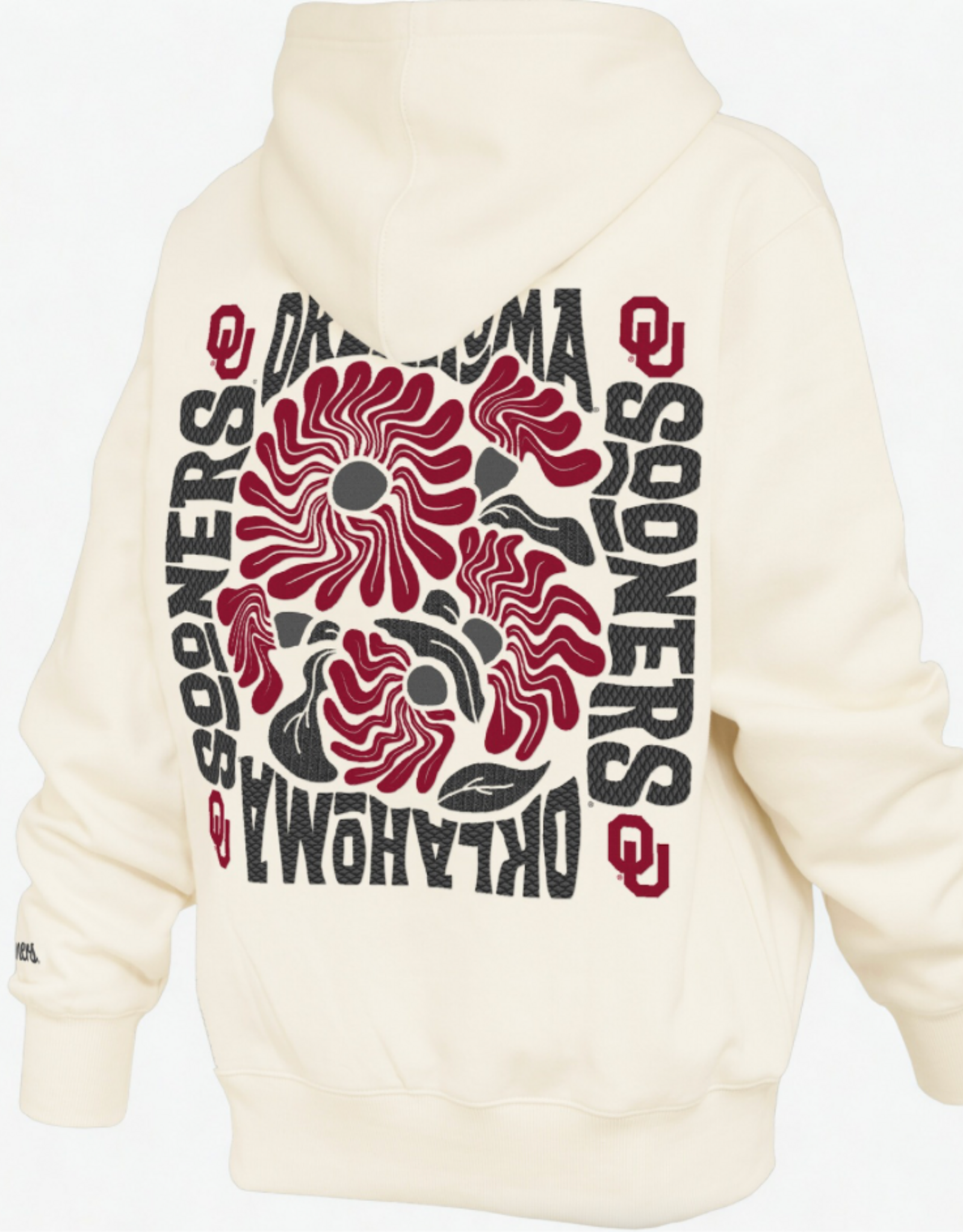 Pressbox Womens Elena Janise Oversized Oklahoma Hoodie