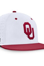 Nike Nike OU White Dri-Fit True On Field Baseball Hat