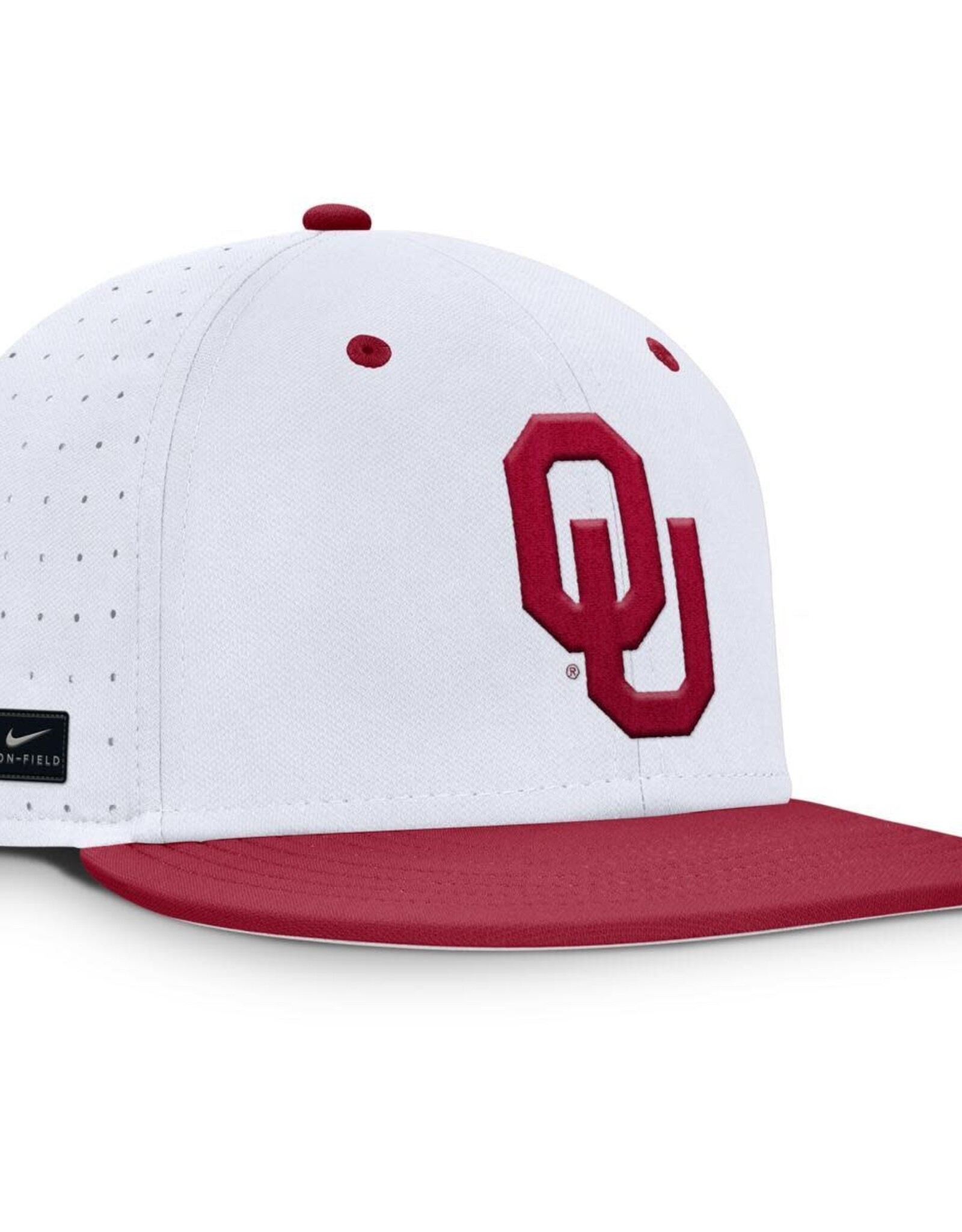 Nike Nike OU White Dri-Fit True On Field Baseball Hat