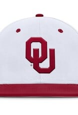 Nike Nike OU White Dri-Fit True On Field Baseball Hat