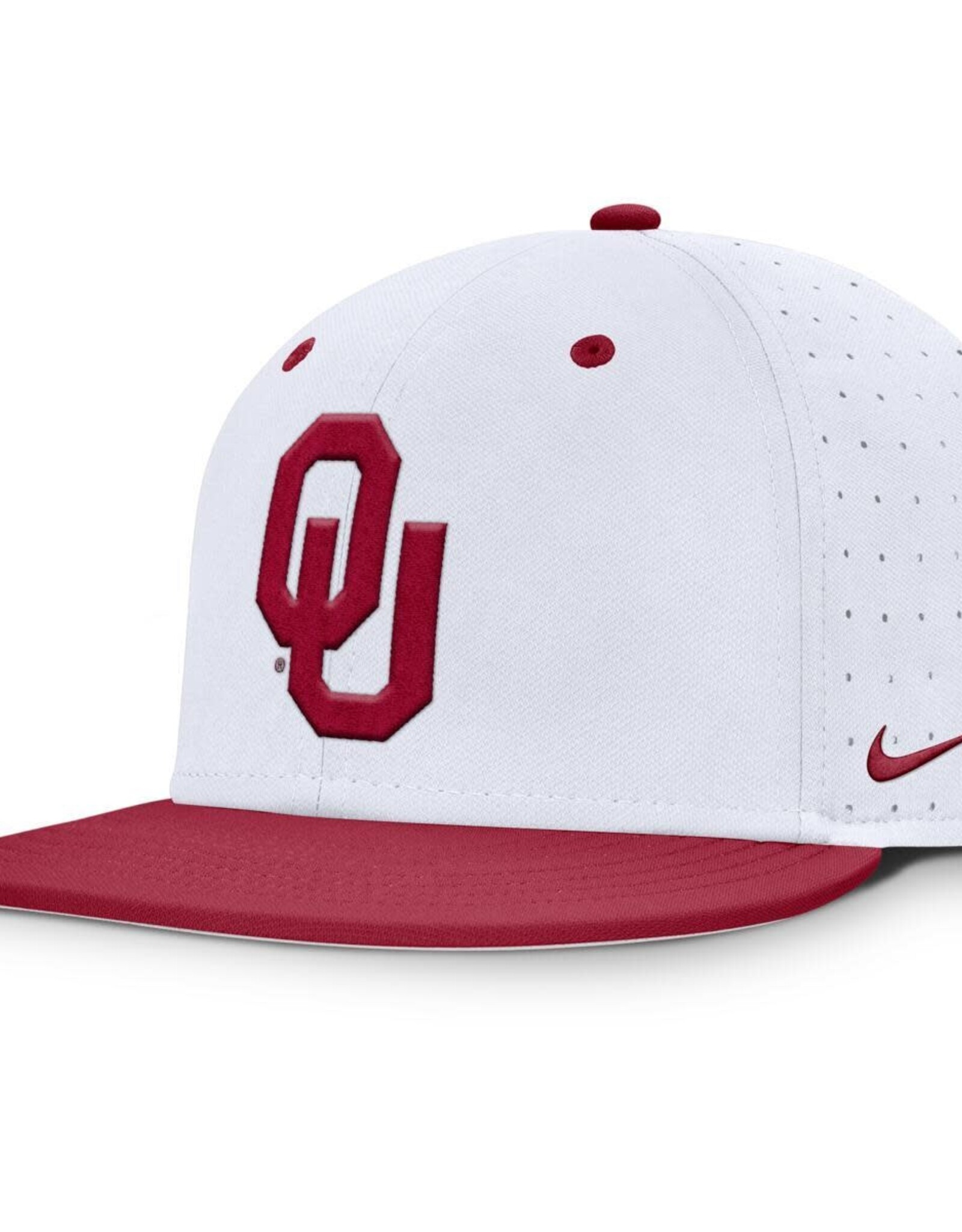 Nike Nike OU White Dri-Fit True On Field Baseball Hat