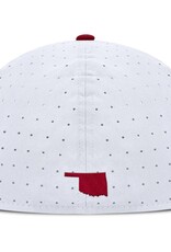 Nike Nike OU White Dri-Fit True On Field Baseball Hat