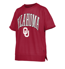 Pressbox Pressbox Oklahoma Nelson Janise SS Crew Top