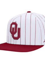 Jordan Men’s Jordan White OU Pinstripe SnapBack Pro Cap