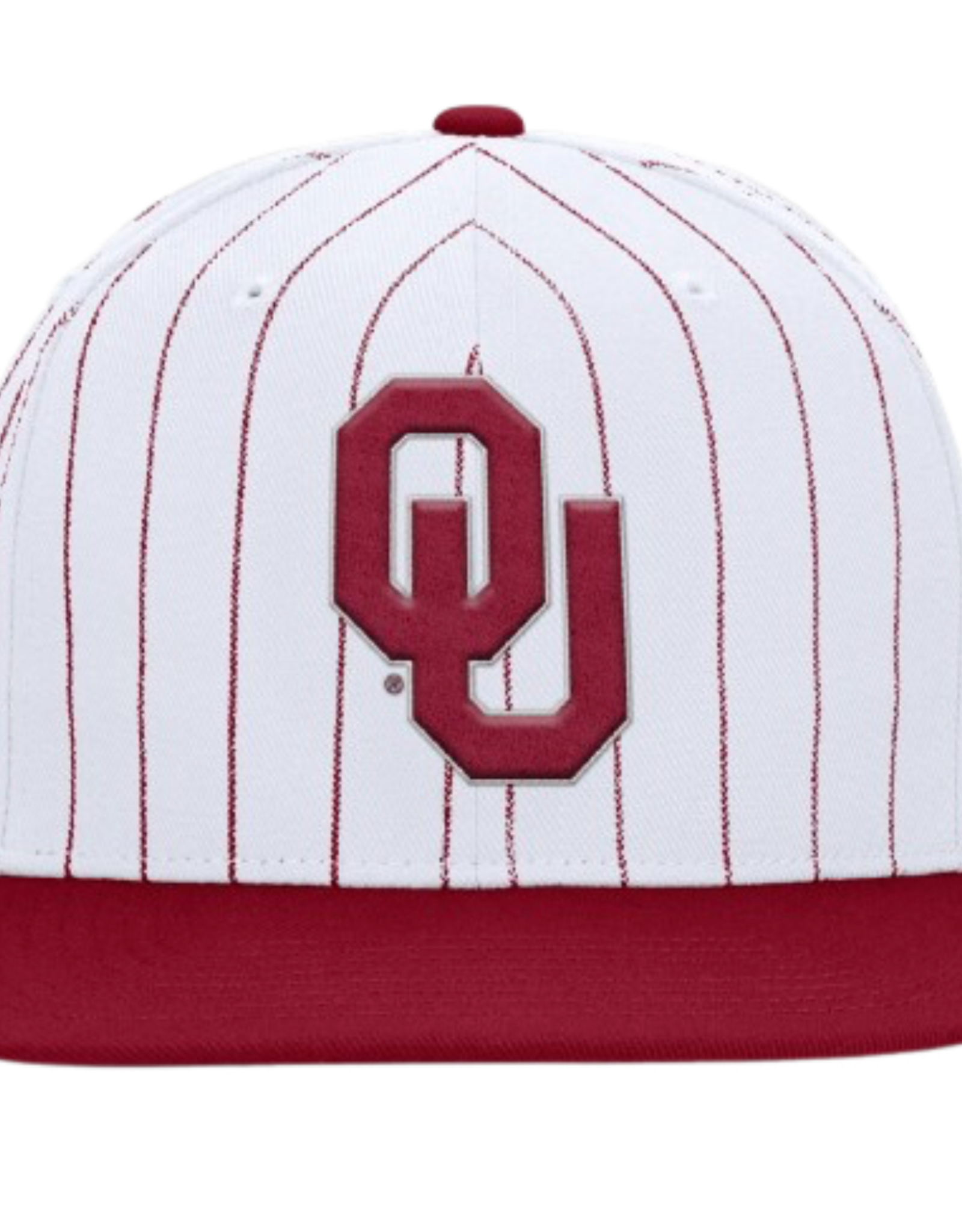 Jordan Men’s Jordan White OU Pinstripe SnapBack Pro Cap